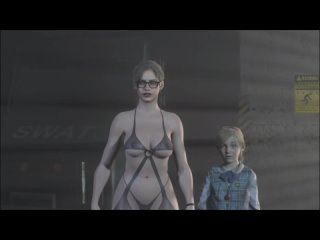 residen evil naked mod (naked and in sexy clothes reviews of the game's avatars) 41. hd - full. 1080p.
